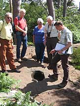 An Iron Age post hole