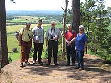 Our party at the Iron Age Fort/Settlement